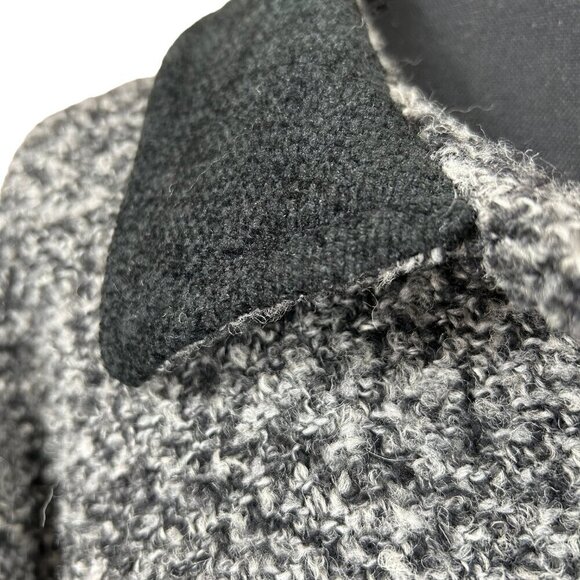 Weave of the Irish Gray Black Wool Boucle Jacket Blazer Ireland Size L - Picture 6 of 9